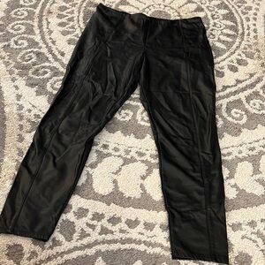 Lysse pull-on pleather pants, size 1X EUC!